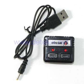 XK-K123 AS350 wltoys V931 helicopter parts USB charger + balance charger box - Click Image to Close
